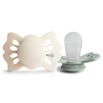 Mushie Frigg Lucky Symmetrical Silicone Pacifier 2 Pack 0 to 6 Months - Baby & Toddler > Baby Health > Pacifiers & Teethers SILICONE FRIGG PACIFIERS