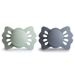 Mushie Frigg Lucky Symmetrical Silicone Pacifier 2 Pack 0 to 6 Months - Baby & Toddler > Baby Health > Pacifiers & Teethers SILICONE FRIGG PACIFIERS