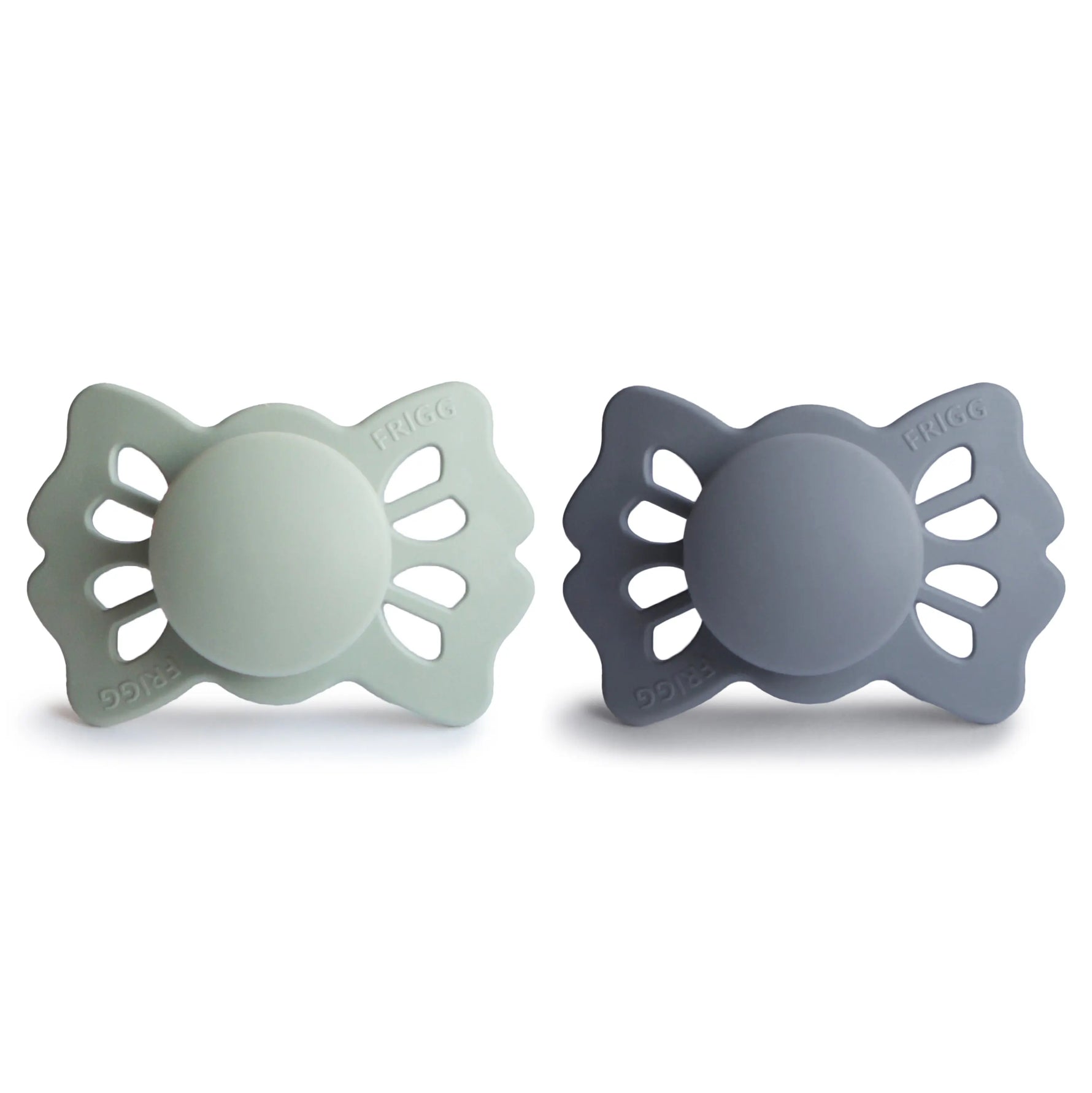 Mushie Frigg Lucky Symmetrical Silicone Pacifier 2 Pack 0 to 6 Months - Baby & Toddler > Baby Health > Pacifiers & Teethers SILICONE FRIGG PACIFIERS