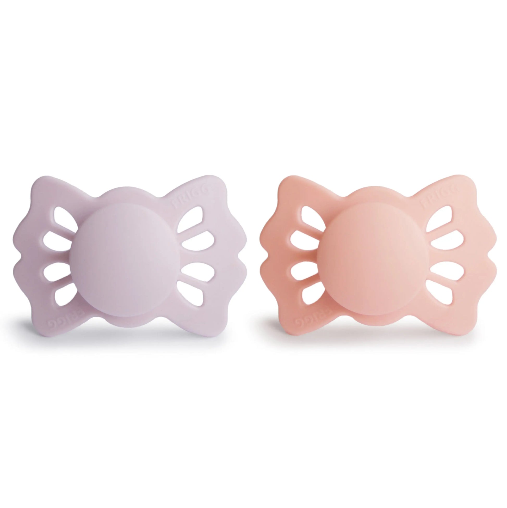 Frigg Lucky Symmetrical Silicone Pacifier 2 Pack 0 to 6 Months Mushie Everetts Place: Online Boutique