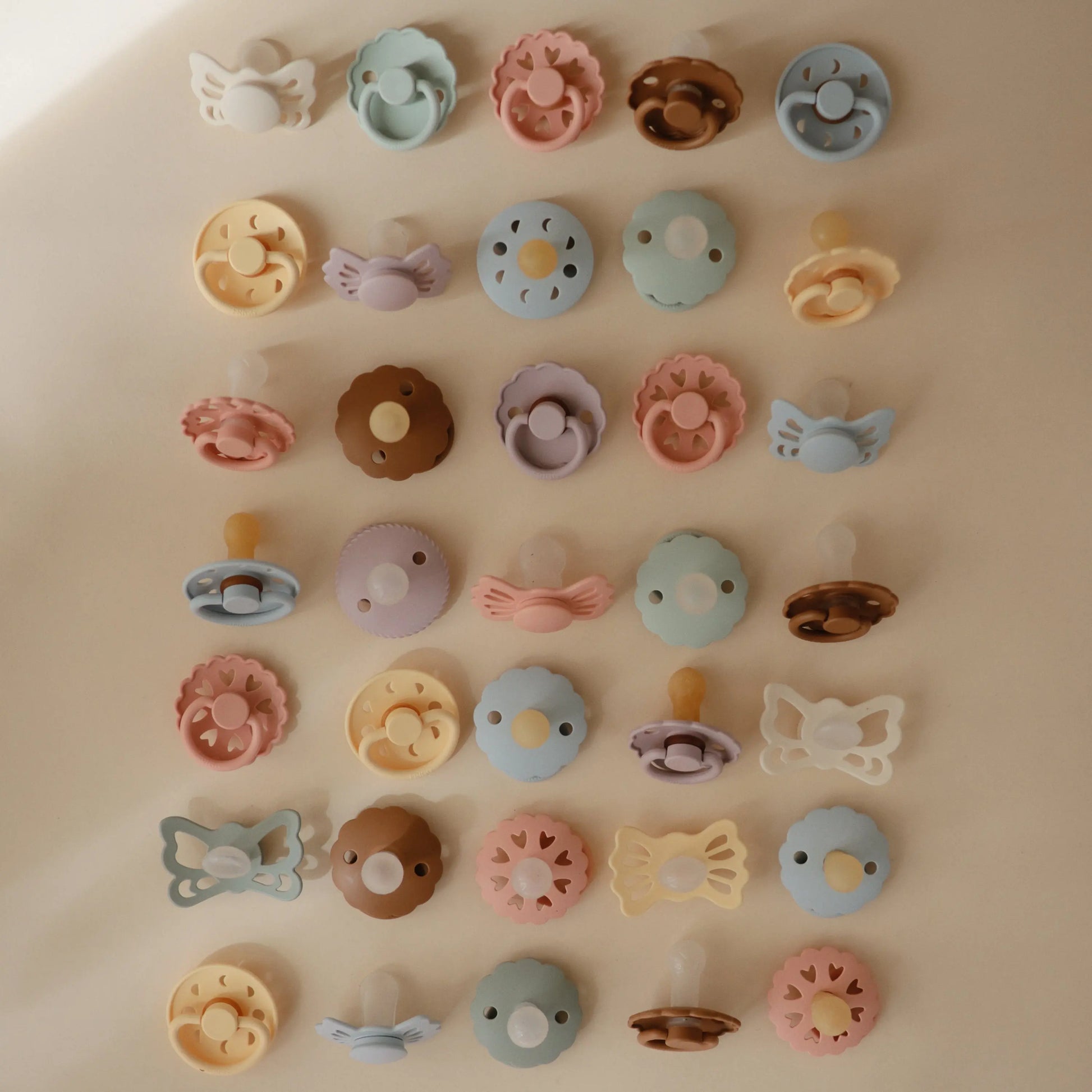 Frigg Lucky Symmetrical Silicone Pacifier 2 Pack for 6 to 18 Months Mushie Everetts Place: Online Boutique
