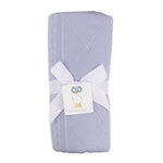 Goosewaddle® | Newborn Baby Blankets Toys Teethers Bibs & More Lavender Knit Baby Blanket with Soft Fabric for Cozy Nursery Use - Baby & Toddler > Swaddling & Receiving Blankets > Receiving Blankets KNIT BABY BLANKET