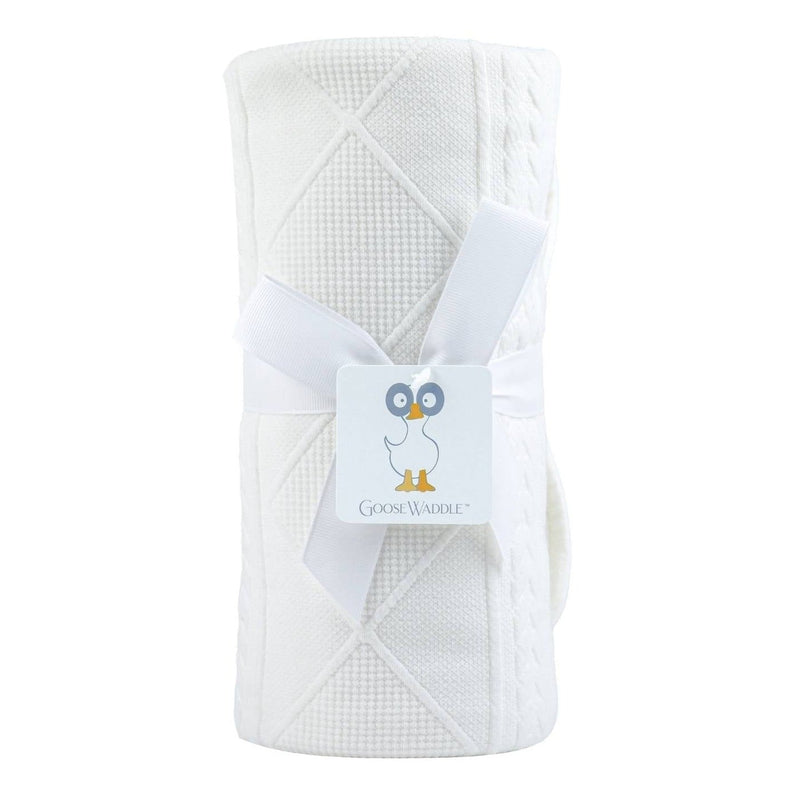Bear Blue Gift Set Goosewaddle® | Newborn Baby Blankets Toys Teethers Bibs & More