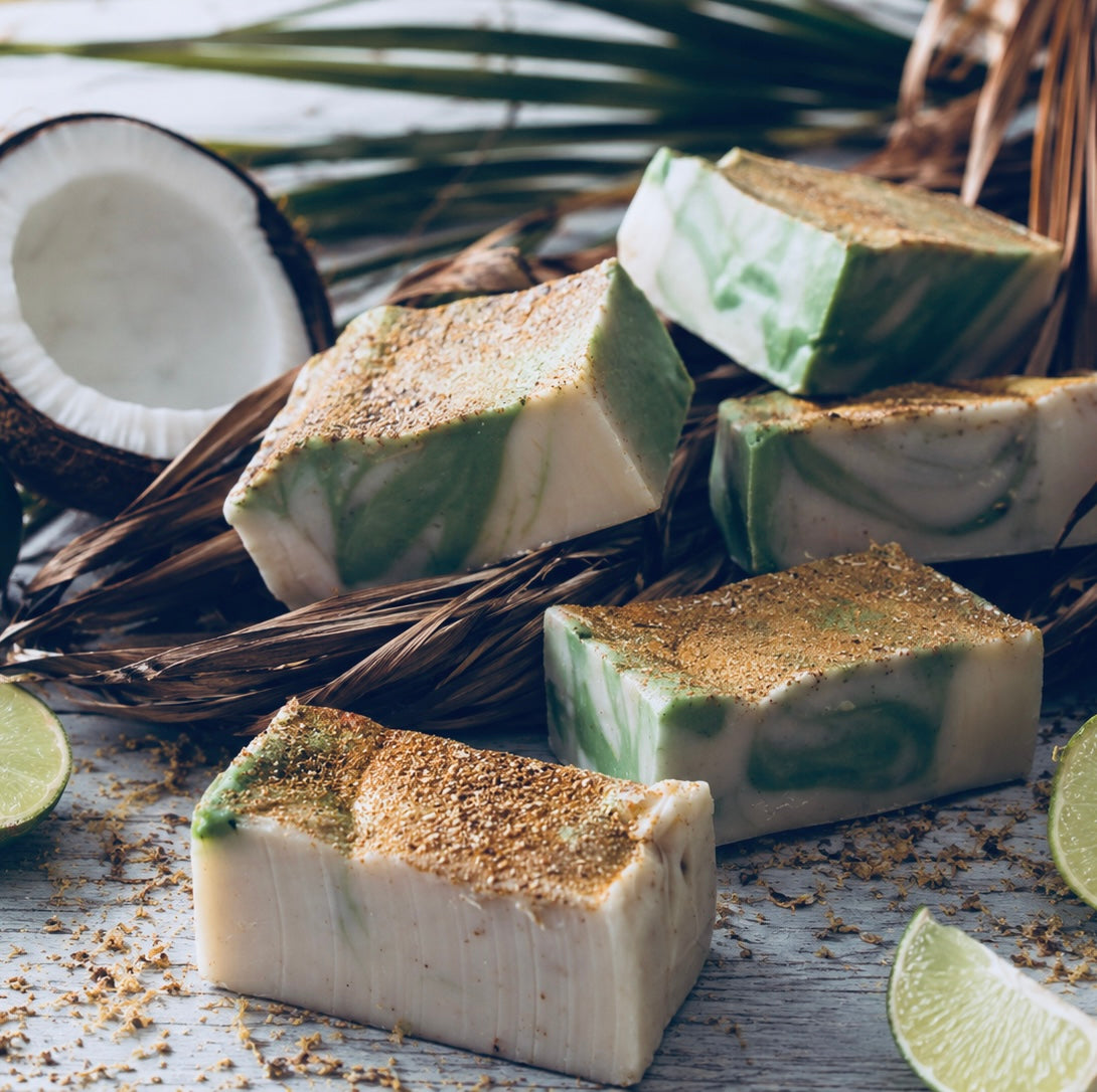 Lime in de Coconut Organic Handmade Soap by Sweet Harvest Farms