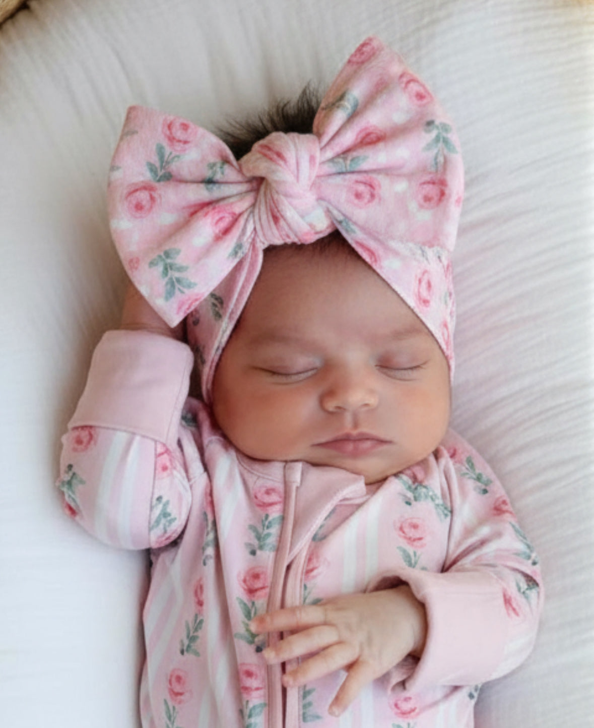 La Vie En Rose (Bow Headband)