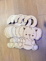 Baby Closet Size Dividers – Cute Elephant Design for Easy Sorting by Rayn’s Tiny Stitches