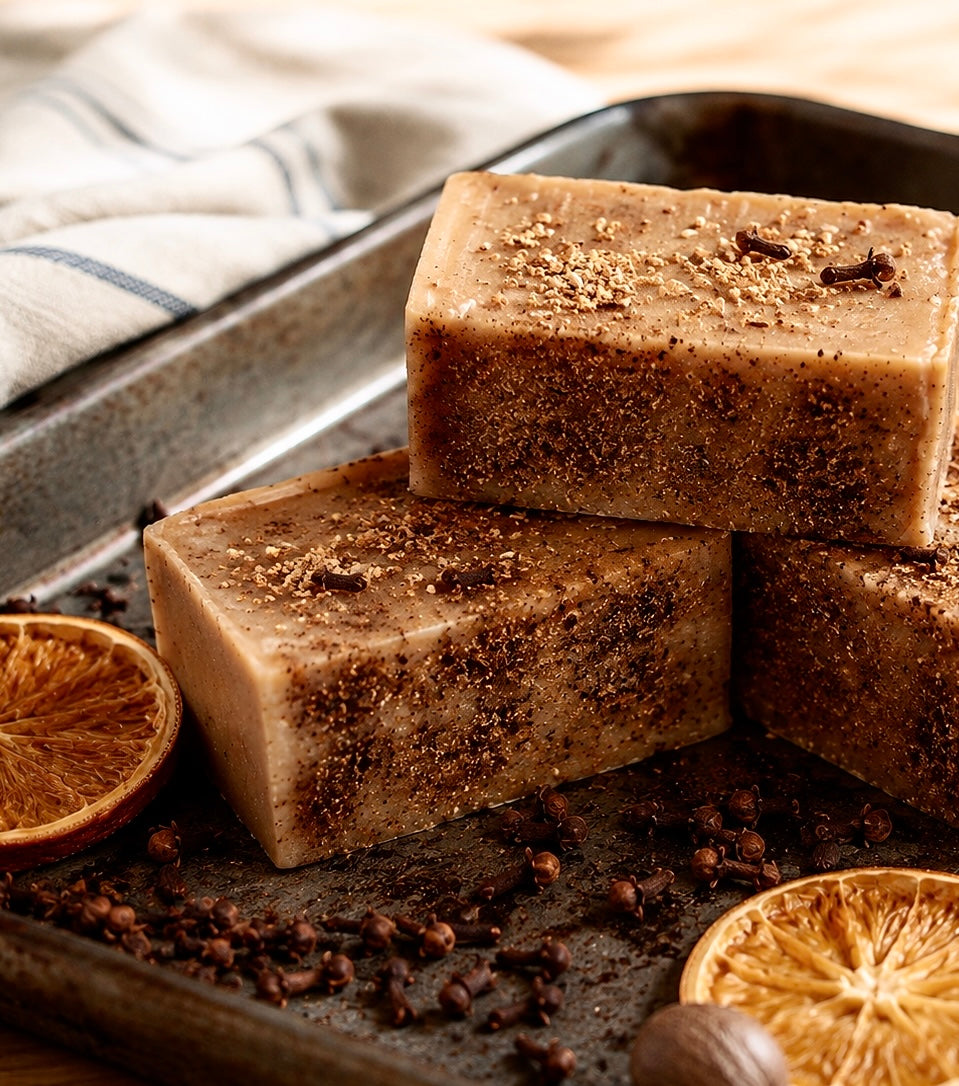 Orange Clove Organic Handmade Soap by Sweet Harvest Farms