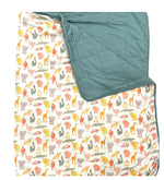 My First Zoo Trip Bamboo Blanket-Embroidered by Rayn’s Tiny Stitches