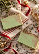 Organic Christmas Thyme Handmade Soap Bar by Sweet Harvest Farms