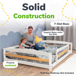 Full-Size Montessori Floor Bed with Strong Slatted Frame by Ocodile.com