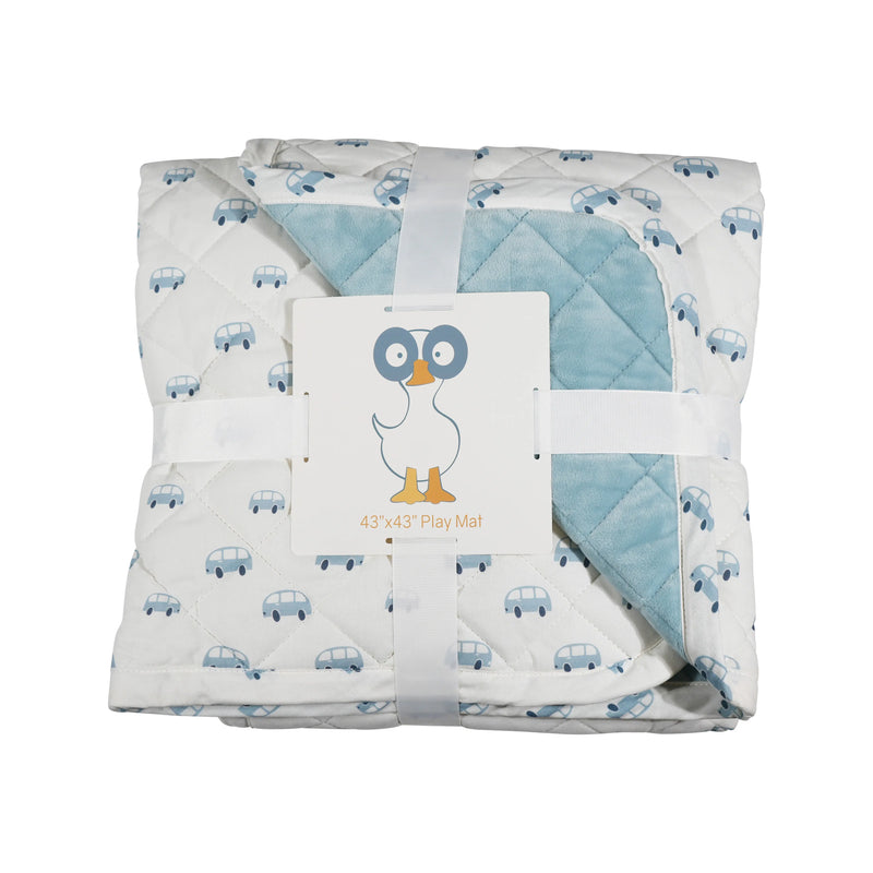GooseWaddle Super Soft Play Mats - Cotton and Super Soft Quilted (Reversible) Goosewaddle® | Newborn Baby Blankets Toys Teethers Bibs & More
