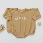 Little Joy Co. Gameday Bamboo Bubble Romper for Babies and Toddlers - Apparel & Accessories > Clothing > Baby & Toddler Clothing > Baby One-Pieces