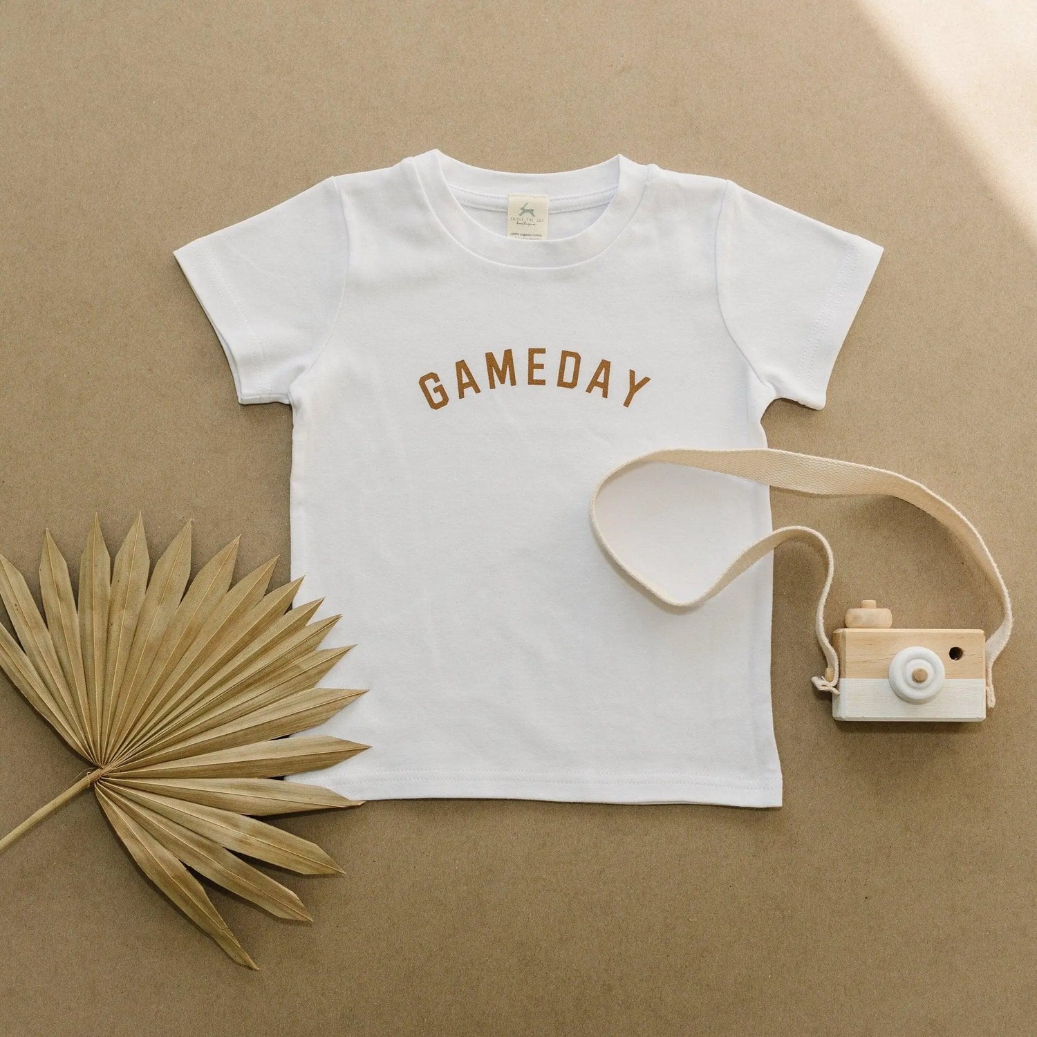 Little Joy Co. Gameday Organic Cotton Graphic Tee For Kids Multiple Colors - Apparel & Accessories > Clothing > Baby & Toddler Clothing > Baby & Toddler Tops > T-Shirts