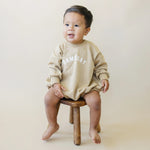 Little Joy Co. Little Joy Gameday Sweatshirt Romper For Baby And Toddler -