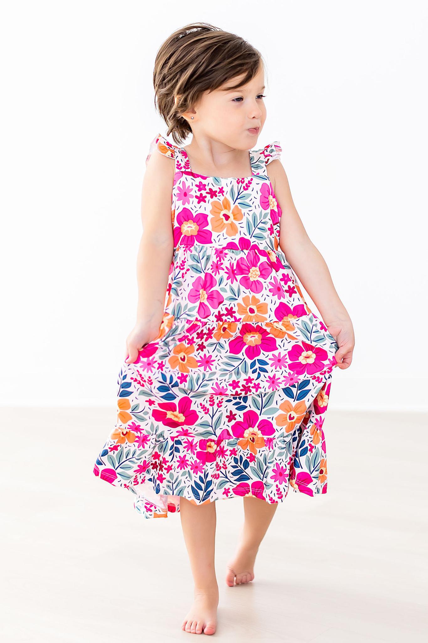 Garden Party Ruffle Maxi Dress Mila Rose Chic Summer Mila & Rose ® Everetts Place: Online Boutique