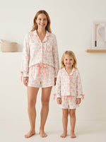 Mommy and Me Fall Pumpkin Print Pajama Set by Rylee Faith Designs