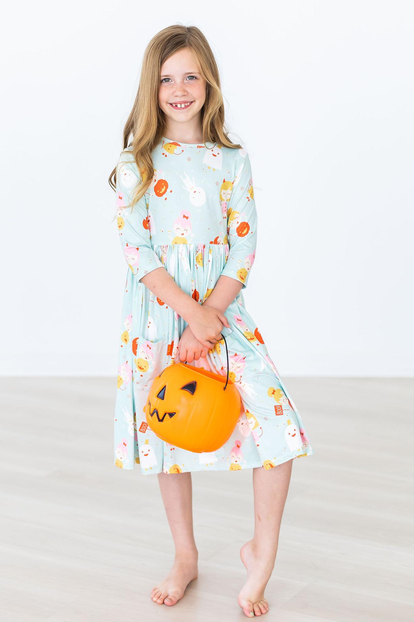 Ghouls Just Want To Have Fun Twirl Dress With Pockets Mila & Rose ® Everetts Place: Online Boutique