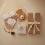 Mushie Newborn Jumbo Gift Set Seven Essential Items Thoughtful Baby Shower Gift $111 Value - Baby & Toddler > Baby Gift Sets Gift Set