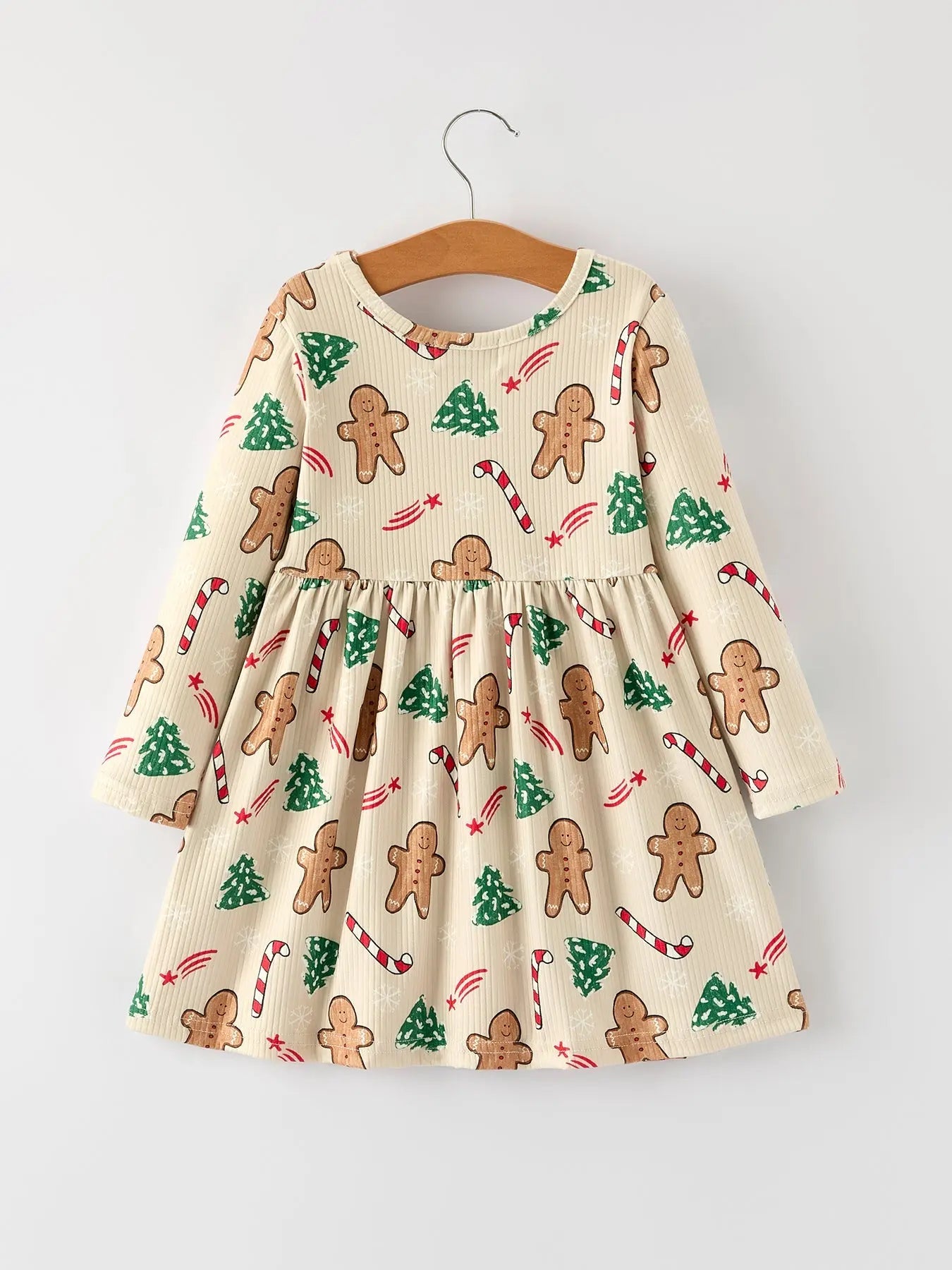 Rylee Faith Designs Gingerbread Christmas Dress by Rylee Faith Designs Girls - Apparel & Accessories > Clothing > Baby & Toddler Clothing > Baby & Toddler Dresses Dress