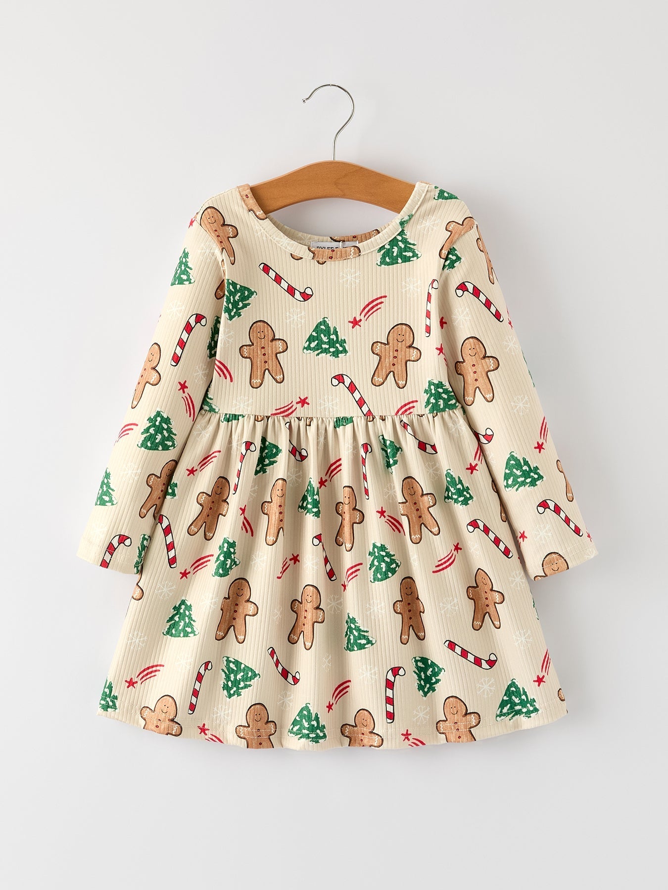 Gingerbread Christmas Dress: Sweet Holiday Vibes Rylee Faith Designs Everetts Place: Online Boutique