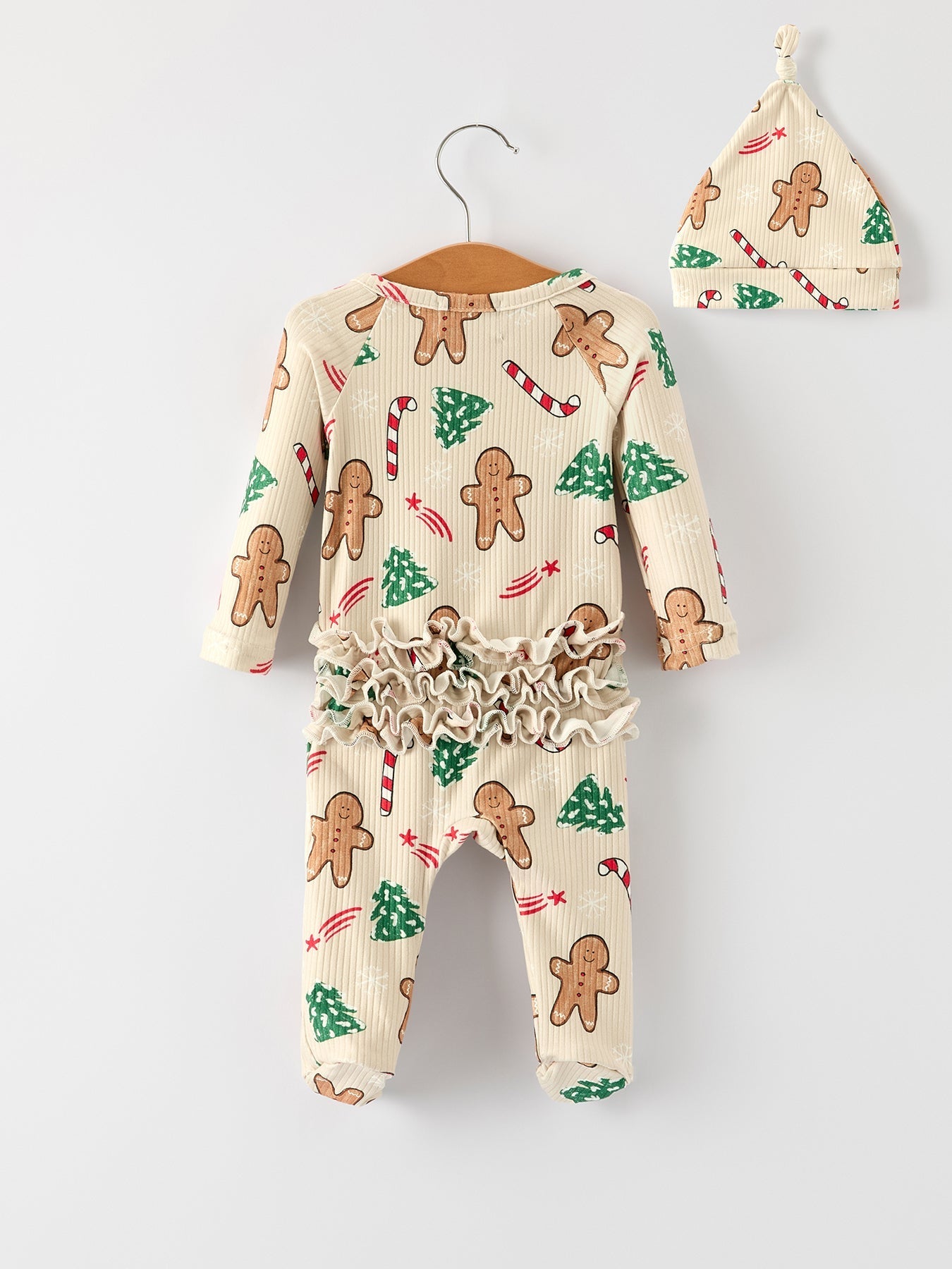 Gingerbread Christmas Girls Romper: Sweet Holiday Vibes with Nightcap Rylee Faith Designs Everetts Place: Online Boutique
