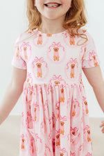 Mila & Rose ® Girl's Best Friend S/S Pocket Twirl Dress - 