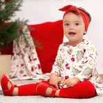 Tesa Babe Girls Christmas Tunic Set Bamboo Holiday Outfit Noel - Everetts Place Boutique - 
