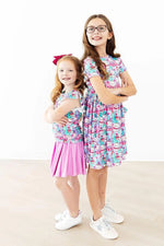 Girls Short Sleeve Ruffle Tee Mila And Rose Basic Top Mila & Rose ® 
