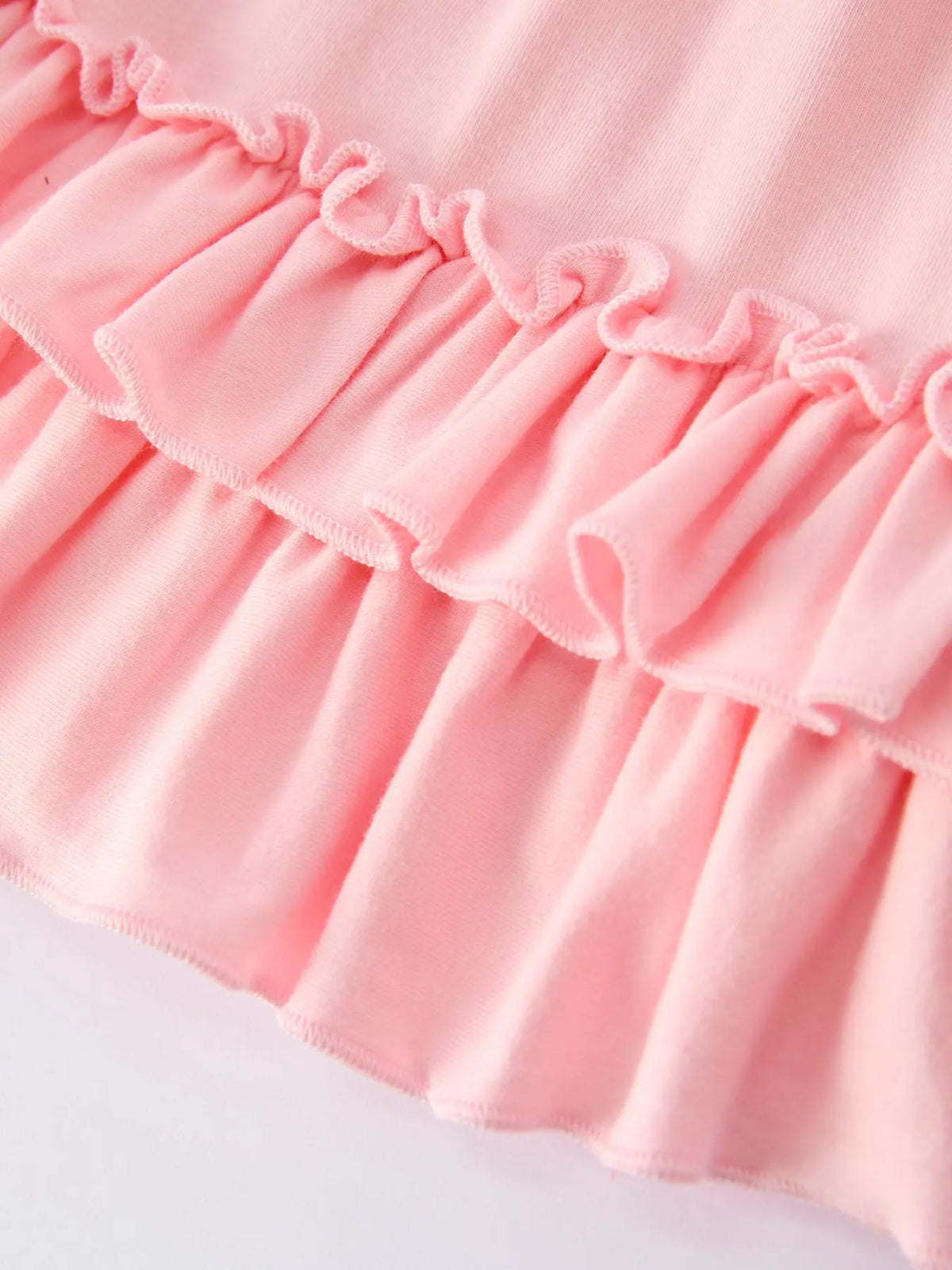 Rylee Faith Designs Girls St. Patrick’s Day Shamrock Applique Ruffle Girls Dress - 