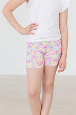 Girls Summer Watercolor Twirl Shorts High Waisted Playful Mila & Rose ® Everetts Place: Online Boutique