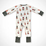 Kolorful Gnomes Bamboo Baby Pajamas Soft Gender Neutral One-Piece Sleeper - Apparel & Accessories > Clothing > Baby & Toddler Clothing > Baby & Toddler Sleepwear Pajama