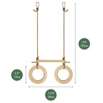 Goodevas Goodevas Trapeze Swing Bar With Rings For Kids Active Play And Physical Development - Baby & Toddler > Baby Toys & Activity Equipment > Baby Jumpers & Swings > Baby Swings Single Swing