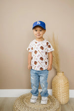 Little Joy Co. Grand Slam Bamboo Tee For 3 To 6M And Size 6 Sustainable - Apparel & Accessories > Clothing > Baby & Toddler Clothing > Baby & Toddler Tops > T-Shirts