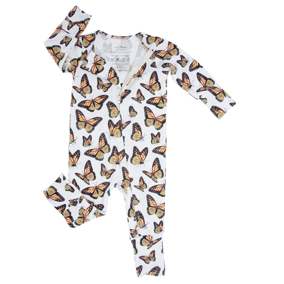 Sweet Bamboo Great Migration Convertible Romper With 2 Way Zip For Baby - Everetts Place Boutique - 
