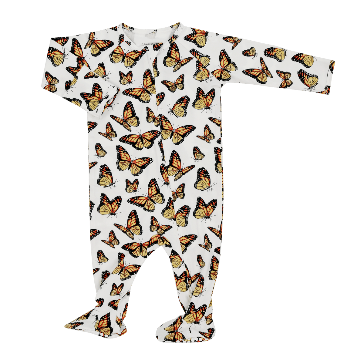 Sweet Bamboo Great Migration Zipper Footie With Two Way Zip For Babies - Everetts Place Boutique - 