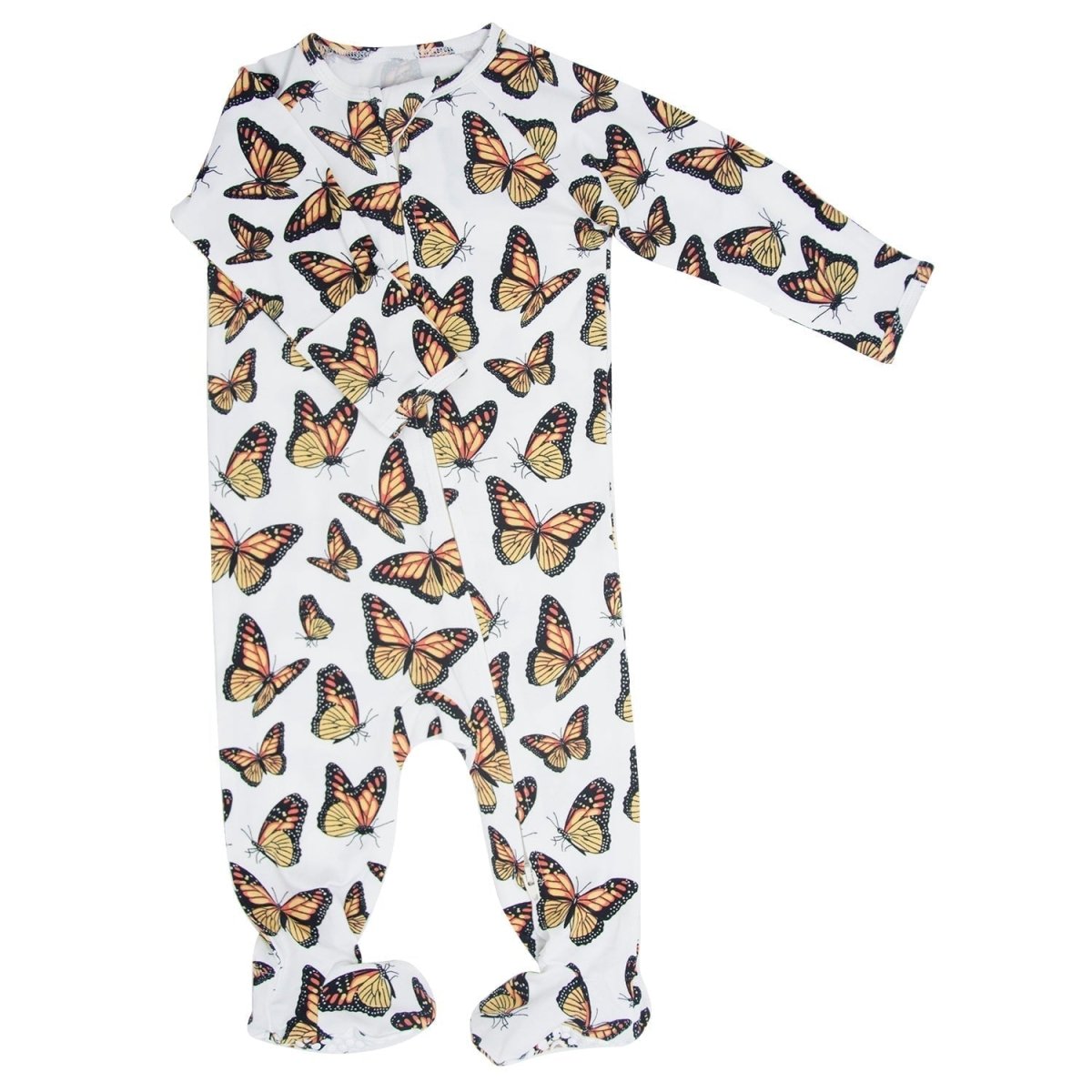 Sweet Bamboo Great Migration Zipper Footie With Two Way Zip For Babies - Everetts Place Boutique - 