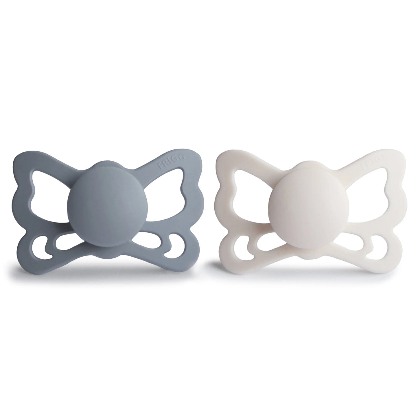 Frigg Butterfly Anatomical Silicone Pacifier 2 Pack 6 to 18 Months Mushie