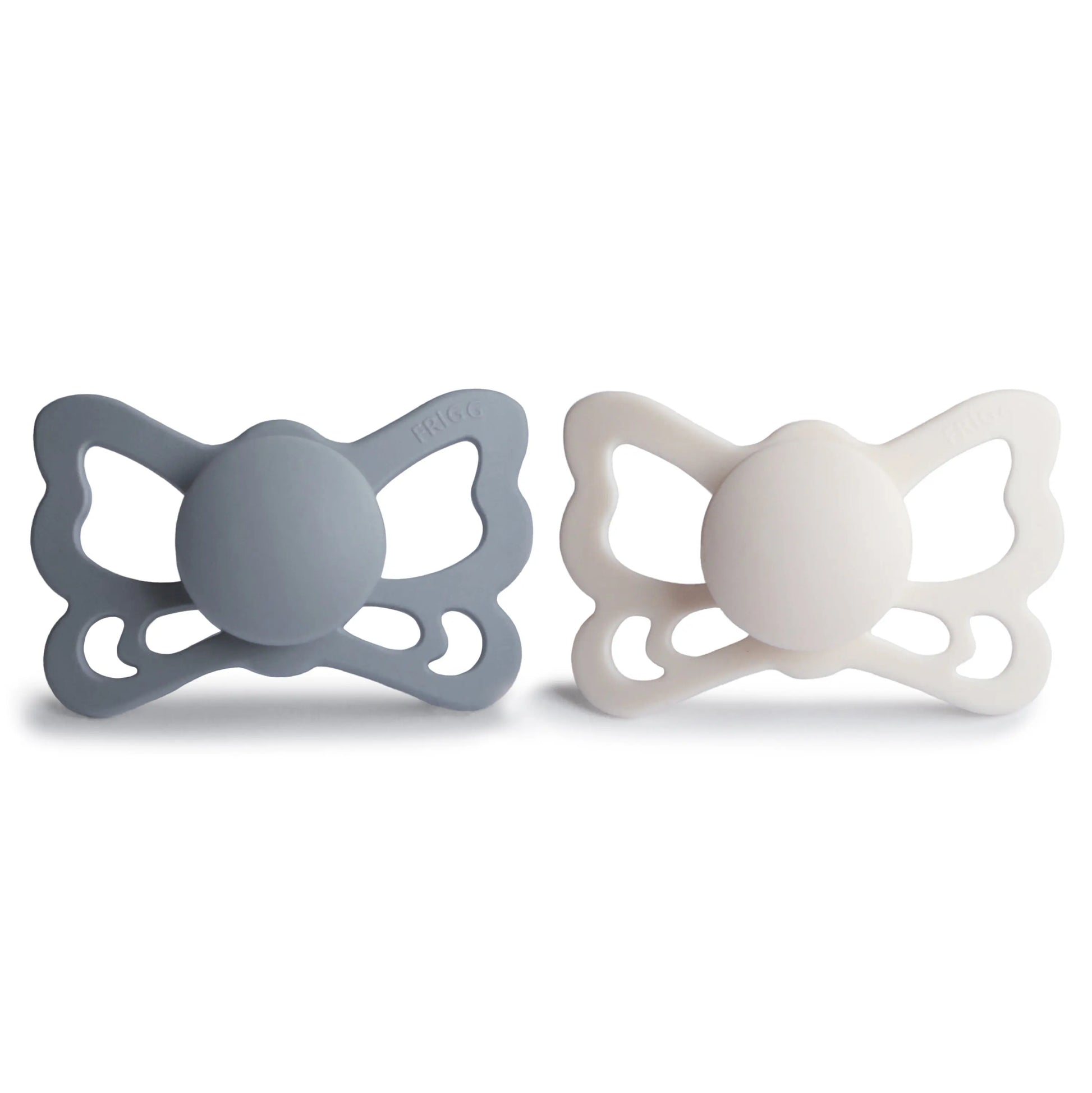 Frigg Butterfly Anatomical Silicone Pacifier 2 Pack 6 to 18 Months Mushie