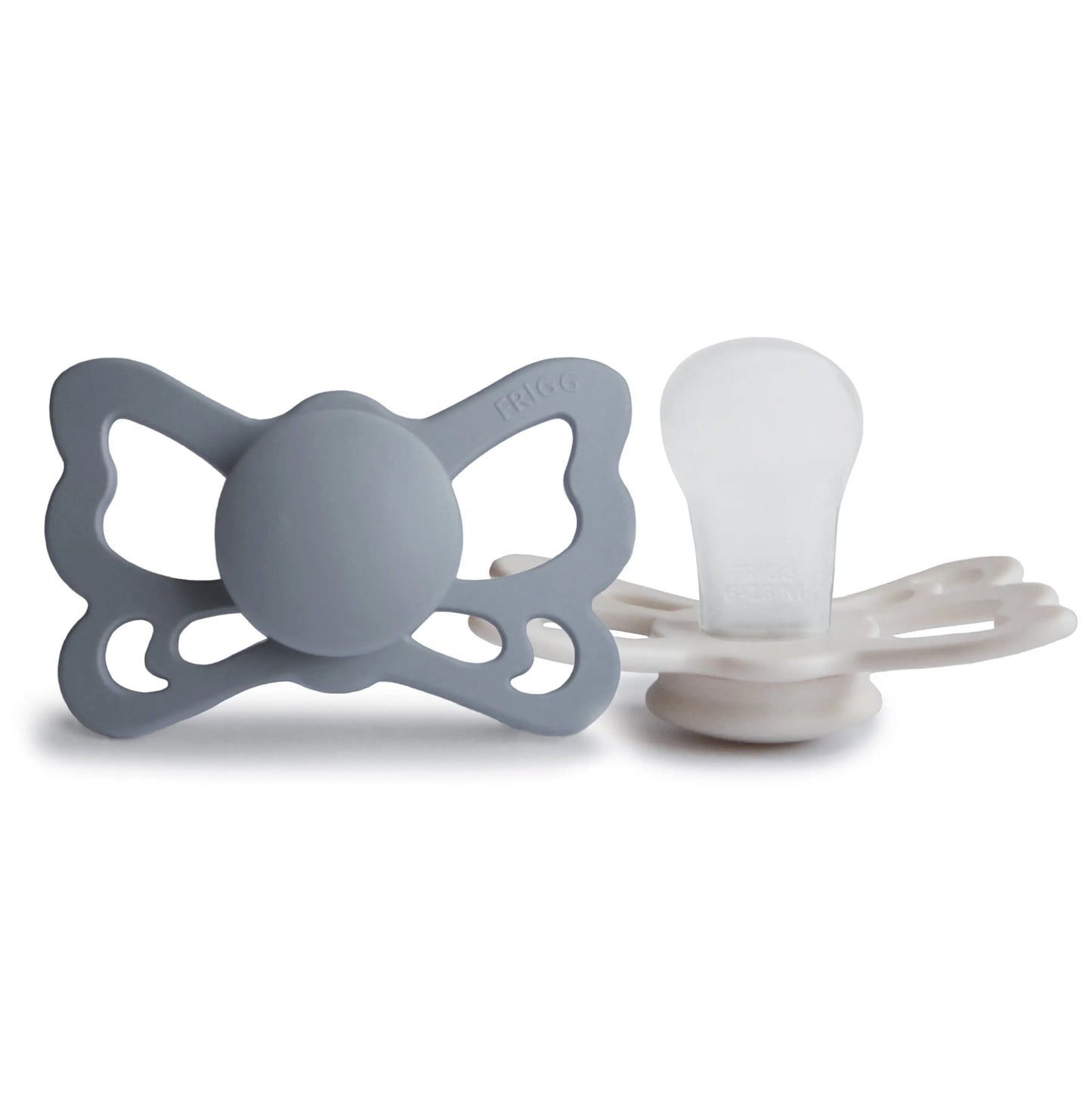 Frigg Butterfly Anatomical Silicone Pacifier 2 Pack 6 to 18 Months Mushie
