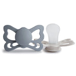 Mushie Frigg Butterfly Anatomical Silicone Pacifier 2 Pack 6 to 18 Months - Baby & Toddler > Baby Health > Pacifiers & Teethers SILICONE FRIGG PACIFIERS