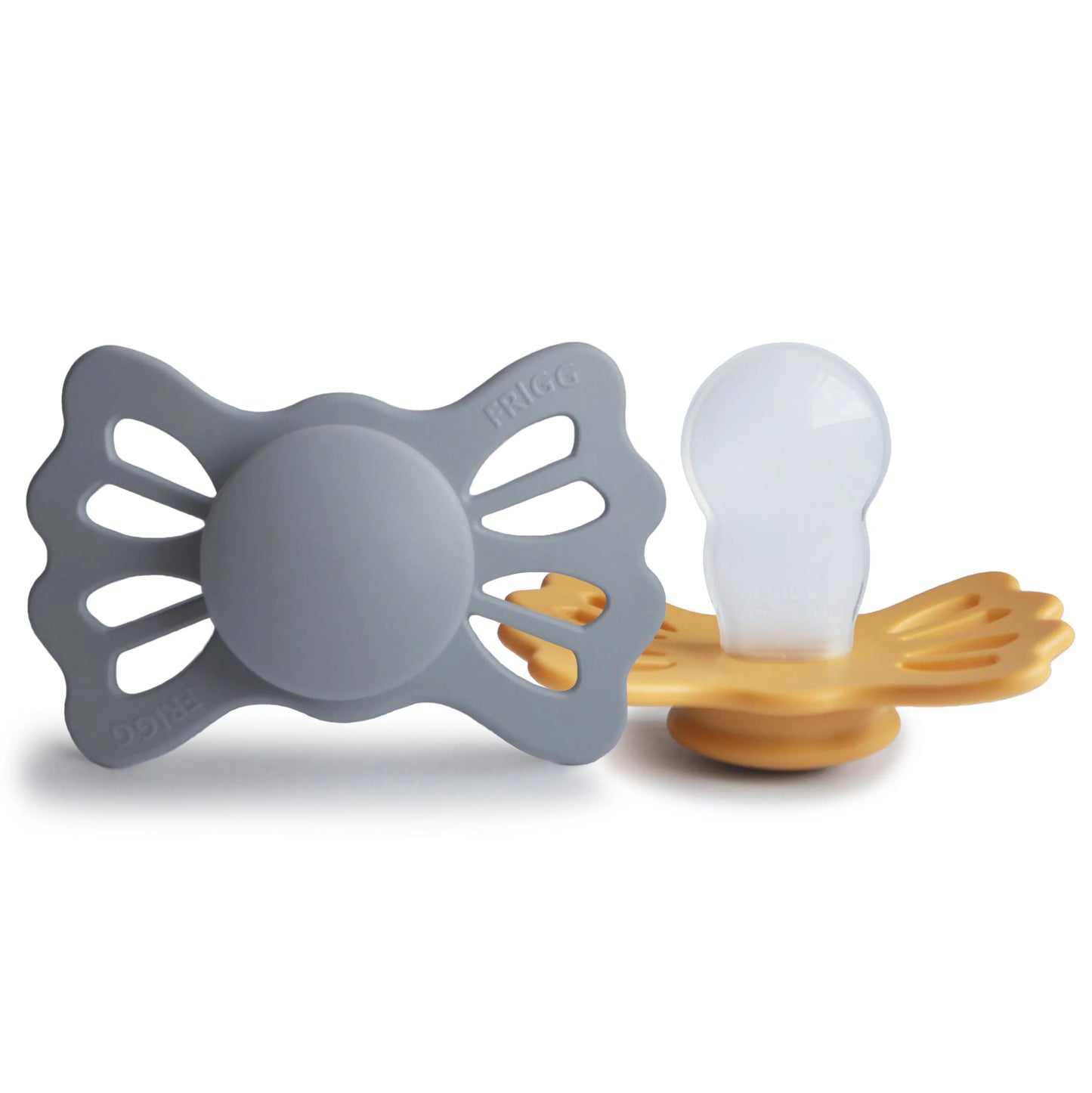 Frigg Lucky Symmetrical Silicone Pacifier 2 Pack for 6 to 18 Months Mushie