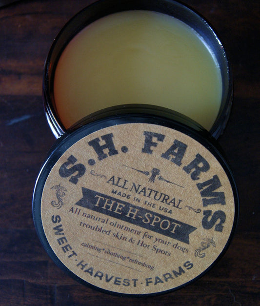 H Spot Ointment Steroid Free Dog Hot Spots Allergies Sweet Harvest Farms Everetts Place: Online Boutique
