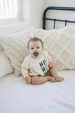 Little Joy Co. HO HO HO Christmas Sweatshirt Romper - Everetts Place Boutique - 