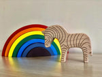 Kidodido Handcrafted Wooden Safari Animals Set for Imaginative Play - Toys & Games > Toys > Dolls, Playsets & Toy Figures > Toy Playsets > Farm Animal Playsets