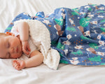 Honey Lemonade Cozy Yeti Themed Minky Blanket for Baby and Toddler Adventures - Baby & Toddler > Swaddling & Receiving Blankets > Receiving Blankets Baby Blanket