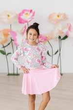 Mila & Rose ® Hangin With My Peeps Long Sleeve Ruffle Tee Mila And Rose - Everetts Place Boutique - 