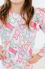 Mila & Rose ® Hangin With My Peeps Long Sleeve Ruffle Tee Mila And Rose - Everetts Place Boutique - 