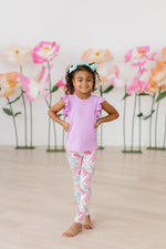 Mila & Rose Hangin with My Peeps organic baby leggings