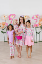 Mila & Rose baby leggings, pastel marshmallow Peeps spring design.