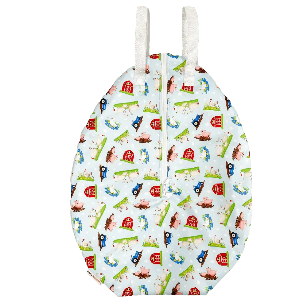 Smart Bottoms Hanging Wet Bag - Barnyard Babies - 